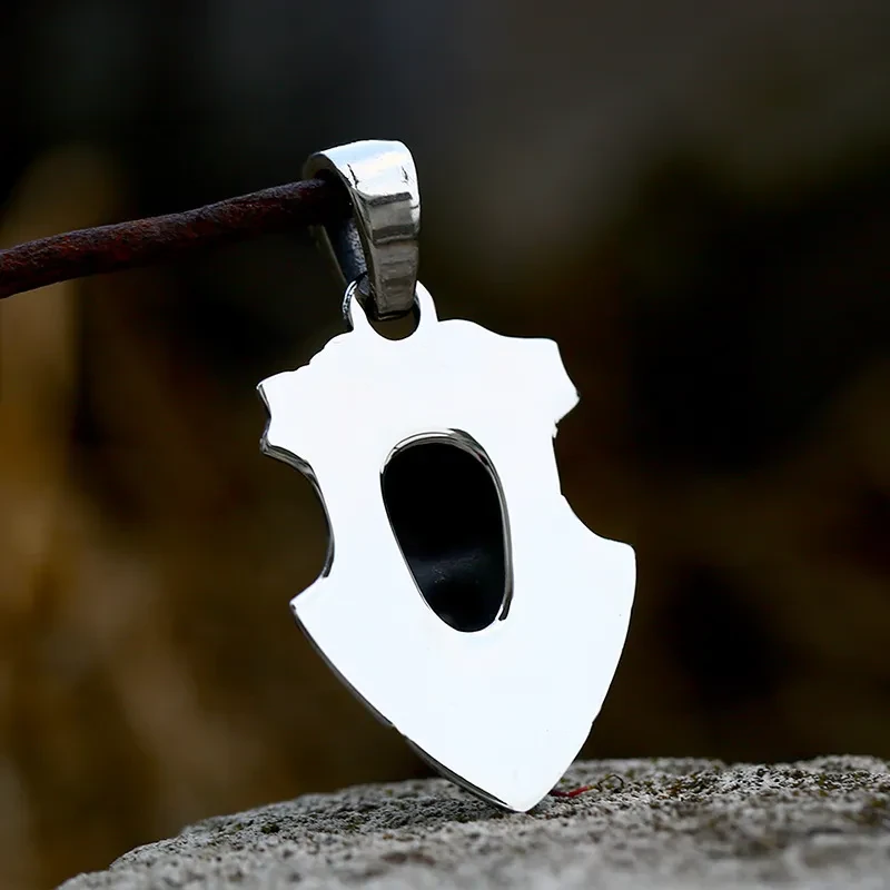 Men's Punk Skull Titanium Steel Pendant