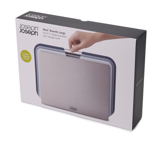 Nest Boards Large 3 Piece Set - Grey  - Joseph Joseph