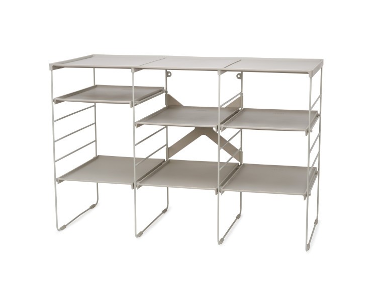 Level Plus Adjustable Shoe Rack - Triple - Joseph Joseph