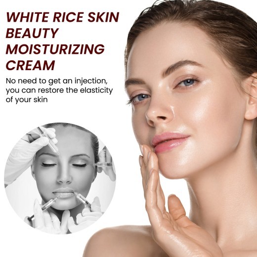 White Rice Skin Rejuvenation Fading Wrinkle Firming Pores Acne Removing Hydrating Crea
