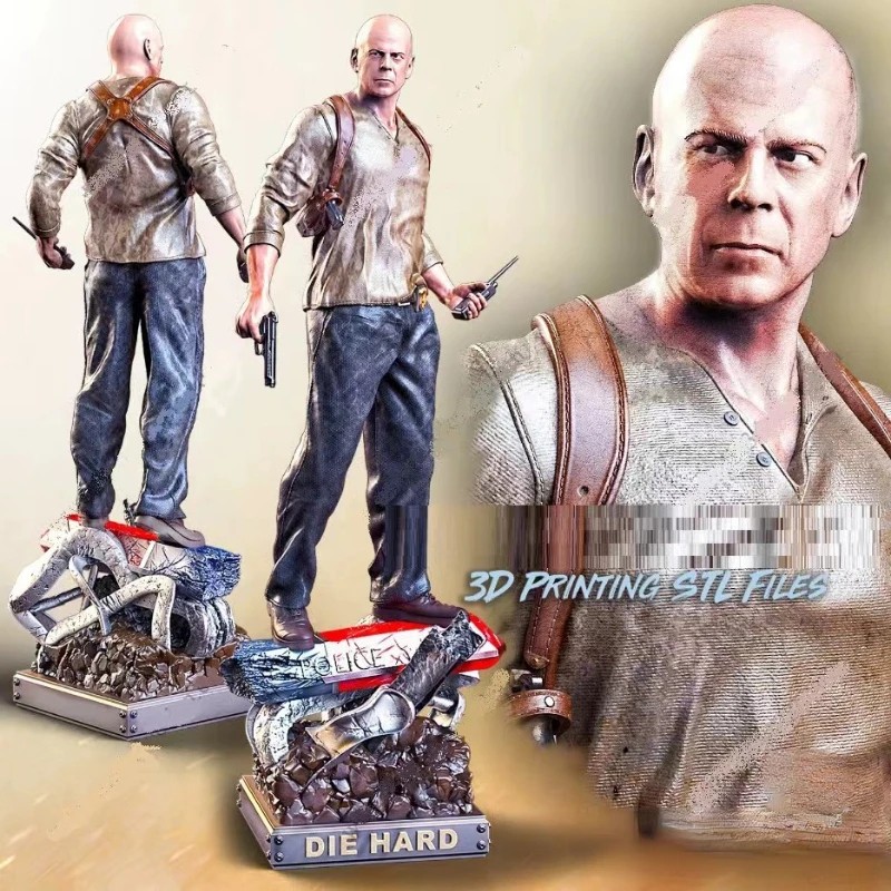 Die Hard Full Resin Figure 1/24 Scale 75mm Assemble Miniature Model Kit