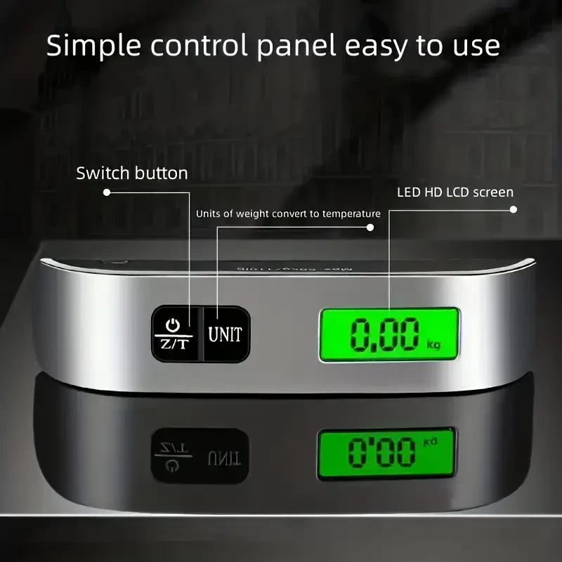 Luggage Scale, Electronic Scale, Portable Scale, Hook Scale, Parcel Scale, 50KG Mini Hanging Scale, Portable Spring Lifting Scale, Fishing Scale