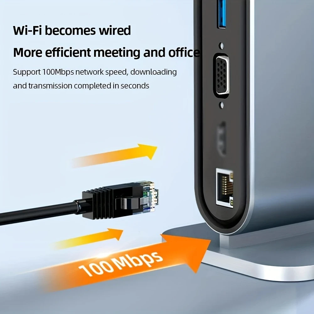 USB-C Hub 3.0 Multi-Port Adapter for Laptop