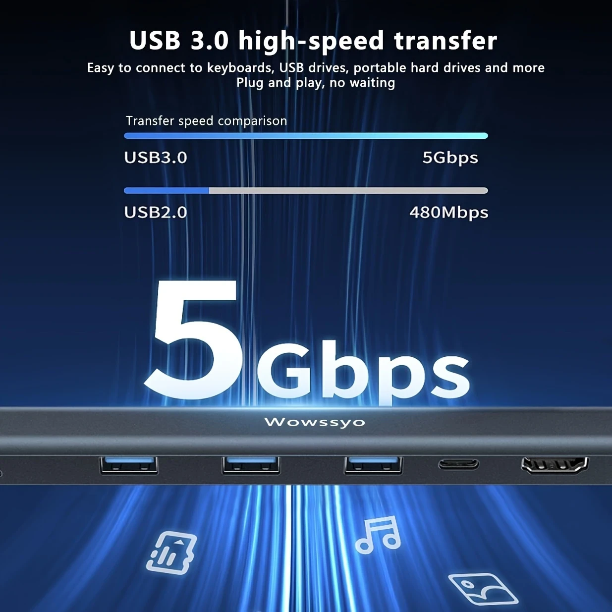 Versatile 10-in-1 USB-C Hub with PD