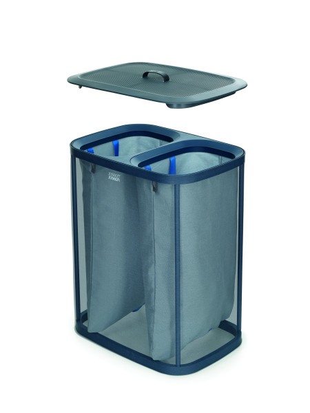 Tota 90L Laundry Separation Basket - Carbon Black  - Joseph Joseph