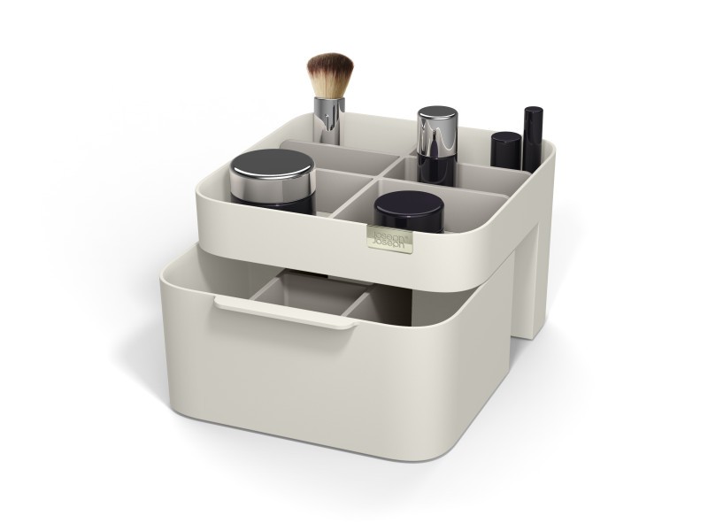 Viva Cosmetic Organiser with Drawer - Shell  - Joseph Joseph
