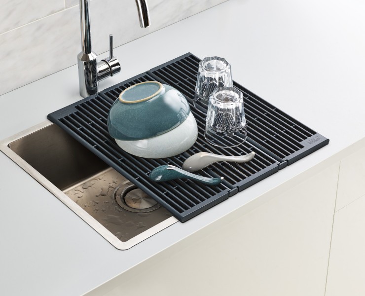 Platform Folding Over-sink Drainer - Joseph Joseph