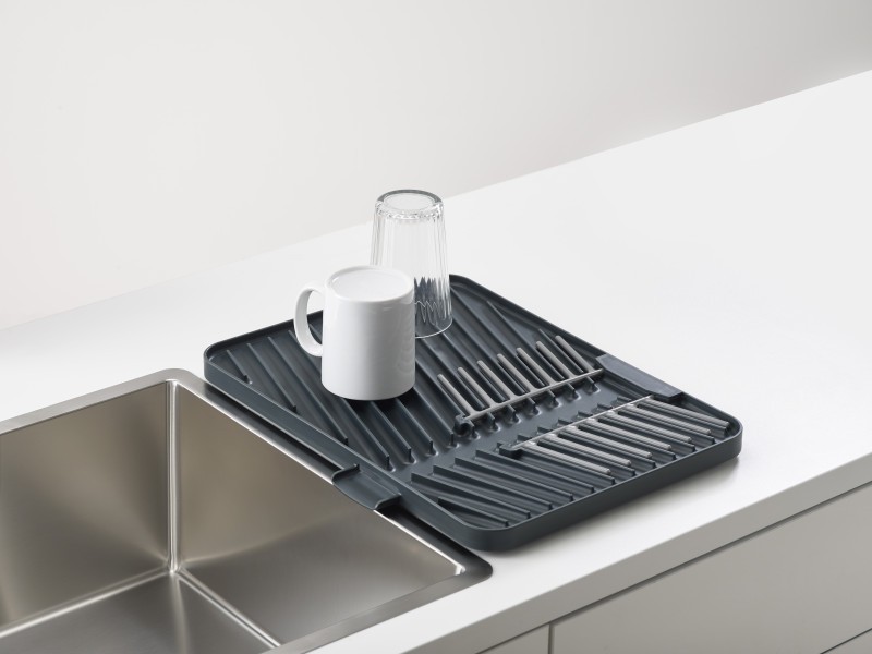 Flip-Up Draining Board- Grey - Joseph Joseph