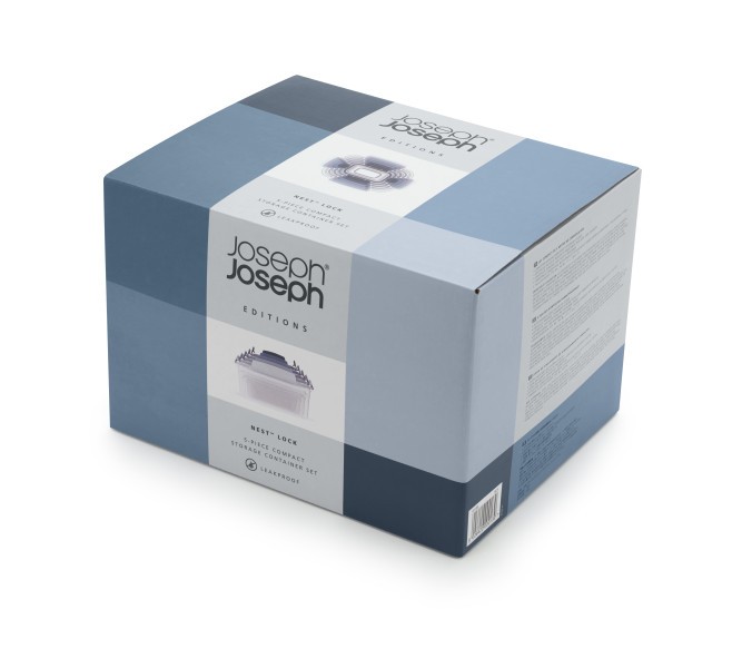 Nest Lock 5-piece container set - Sky  - Joseph Joseph