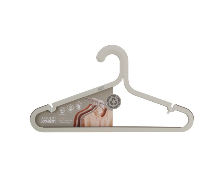 Orderly 5-Piece Anti-Tangle Hanger Set  - Joseph Joseph