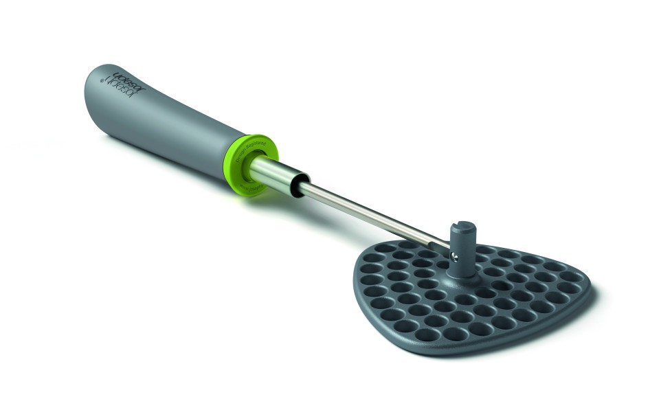 Delta Folding Masher - Grey / Green  - Joseph Joseph
