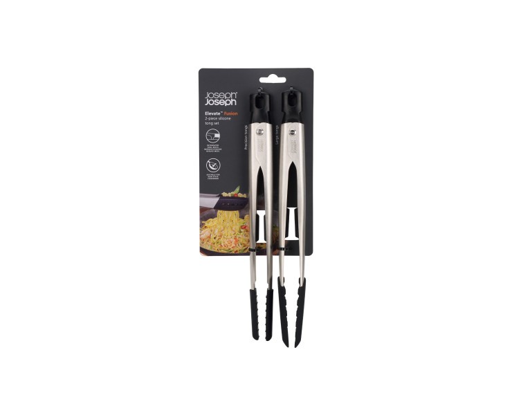 Elevate Fusion 2pc Silicone Tong Set - Joseph Joseph