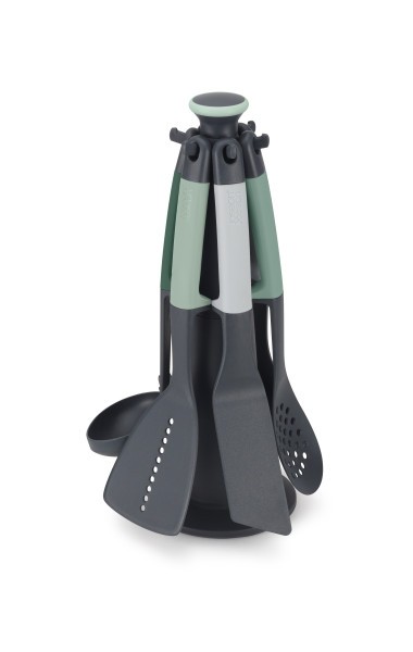 6 Piece Utensil Carousel - Sage  - Joseph Joseph