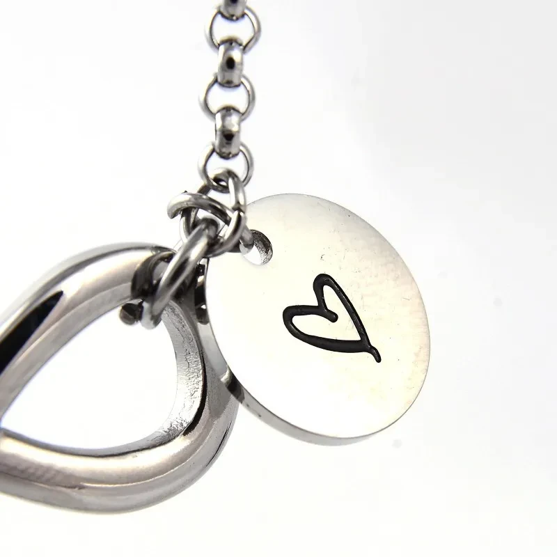 Fashion simple titanium steel round pendant