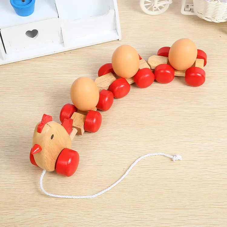 Baby Educational Wooden Drag Toy