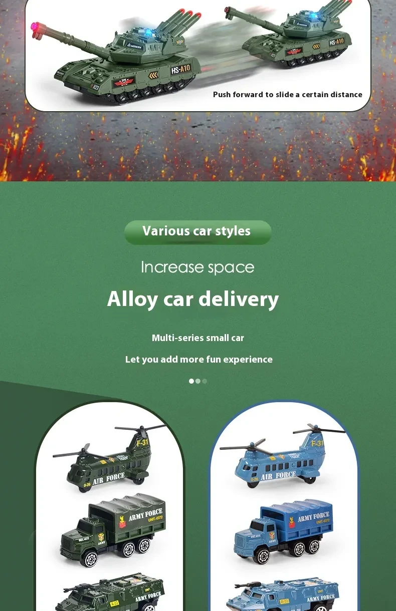 Children's Large Tank Toy Car