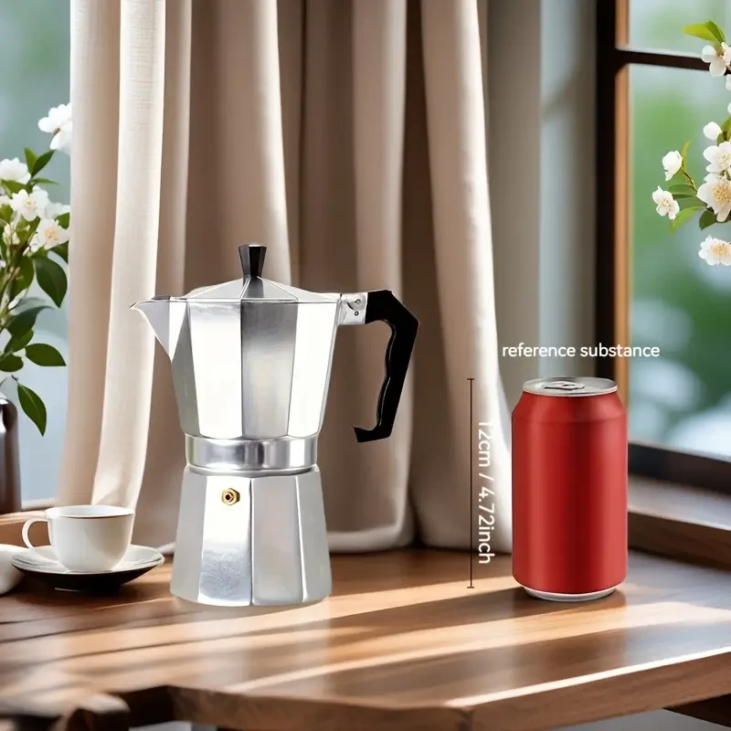 1pc Classic Manual Moka Pot Coffee Maker
