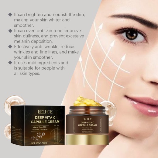 Moisturizing And Brightening Vitamin C Capsules Moisturizing Facial Cream