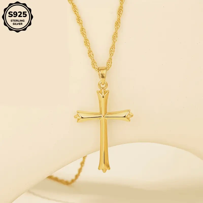 Fashion Cross Pendant Necklace for Men And Women