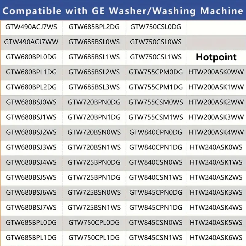WH01X27954 Washer Lid Lock Switch Compatible With GE Washer Lid Lock Switch And Hotpoint Top Load Washer Lid Lock Replace 290D1580P004 290D1580P001 290D1580P002 EG-380843M WH01X26114 WH01X24114