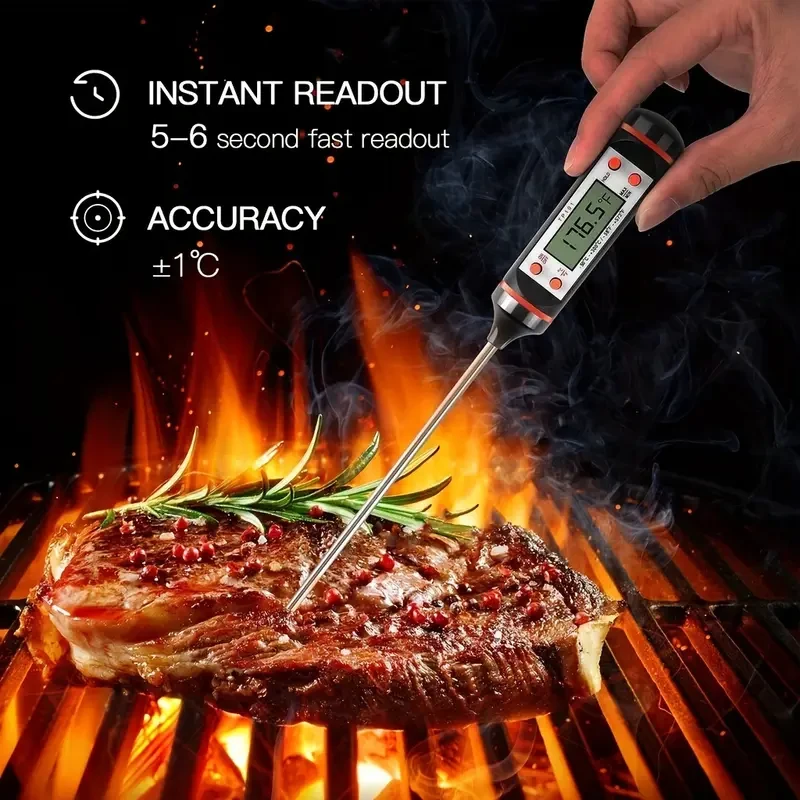 1pc Ultra-Accurate Digital Meat Thermometer