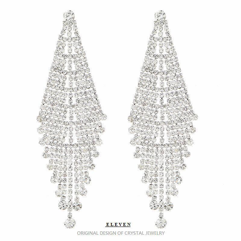 Personality Exaggerating Tassel Earrings Women