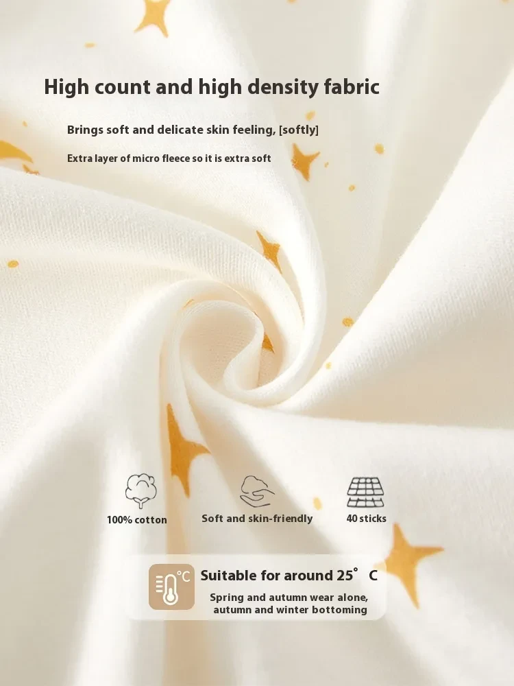 Pure Cotton Newborn Baby Jumpsuit Boneless