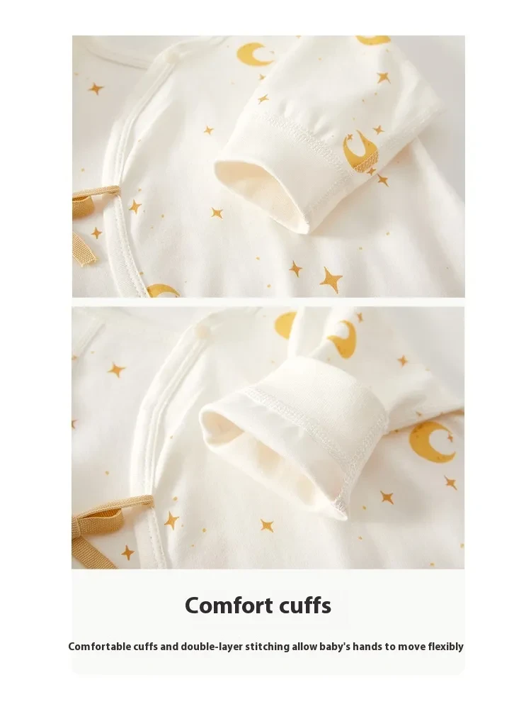 Pure Cotton Newborn Baby Jumpsuit Boneless