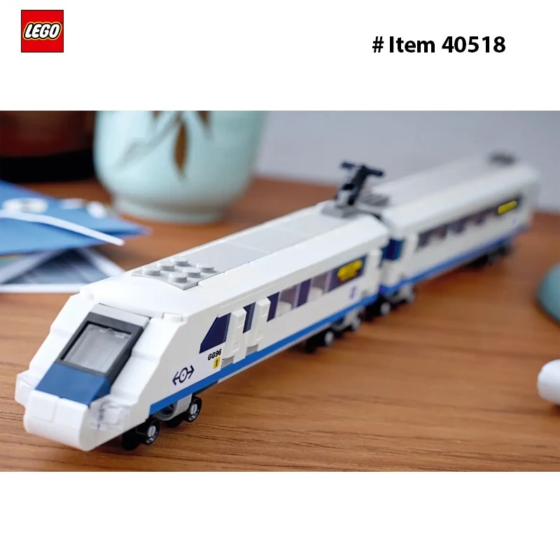 Lego 40518 Creator High-Speed Train 2  Connected Carriage with Driver's Compartment and Sloping Front