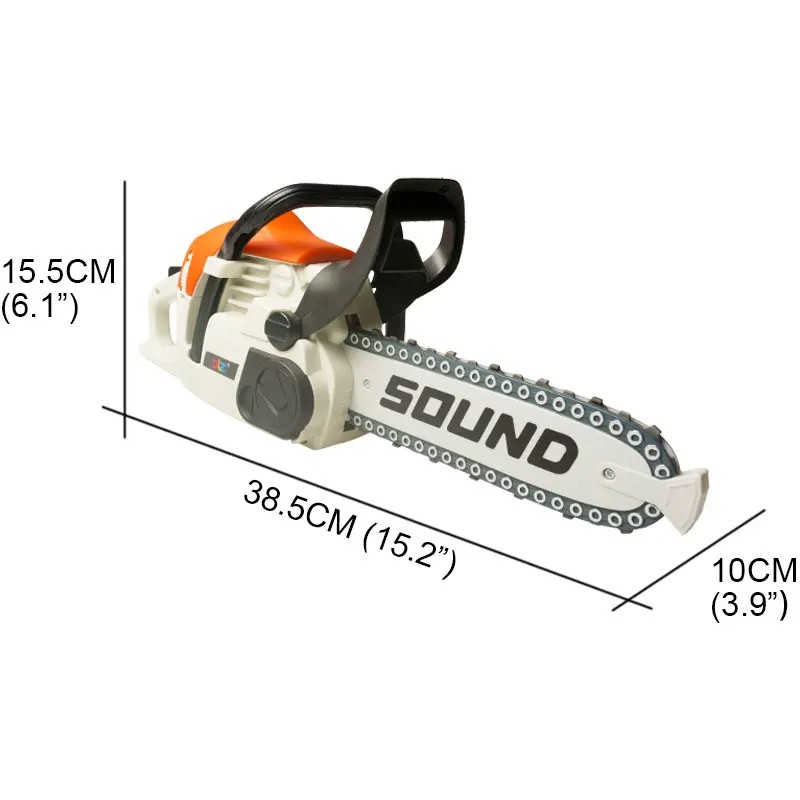 Toy Chainsaw with Goggles  Children Electric Power Chainsaw with Sound