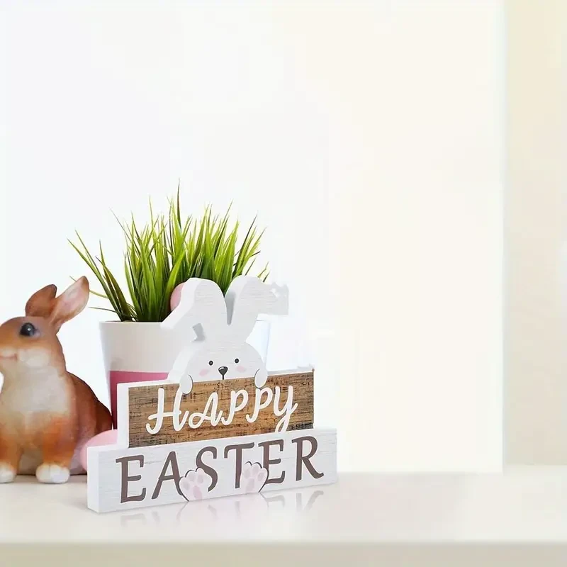 Charming Easter Bunny Acrylic Sign