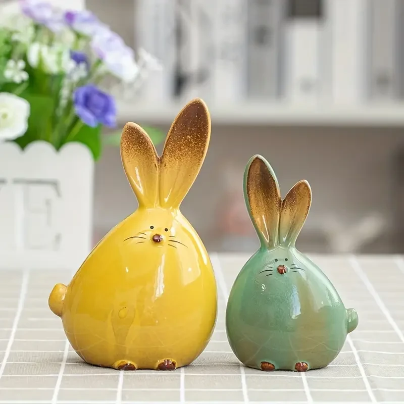1pc Long Ears Bunny Home Decor
