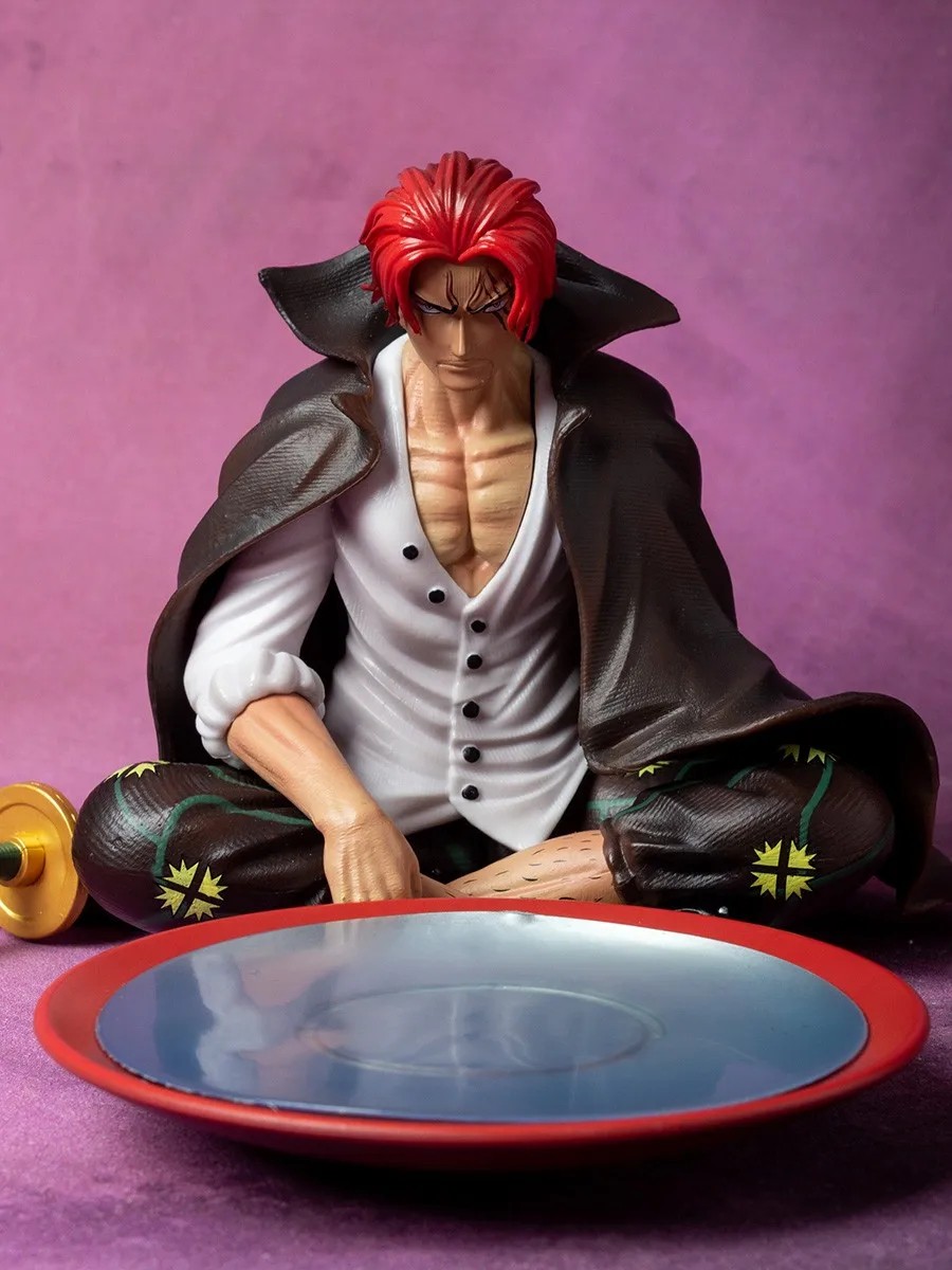 17cm One Piece Shanks Anime Figure  Film Red Yonko Red Hair Shanks PVC Statue
