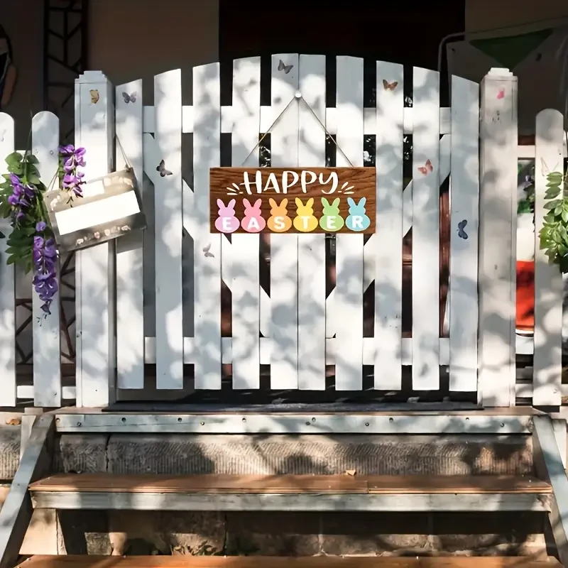 Happy Easter Bunny Welcome Sign