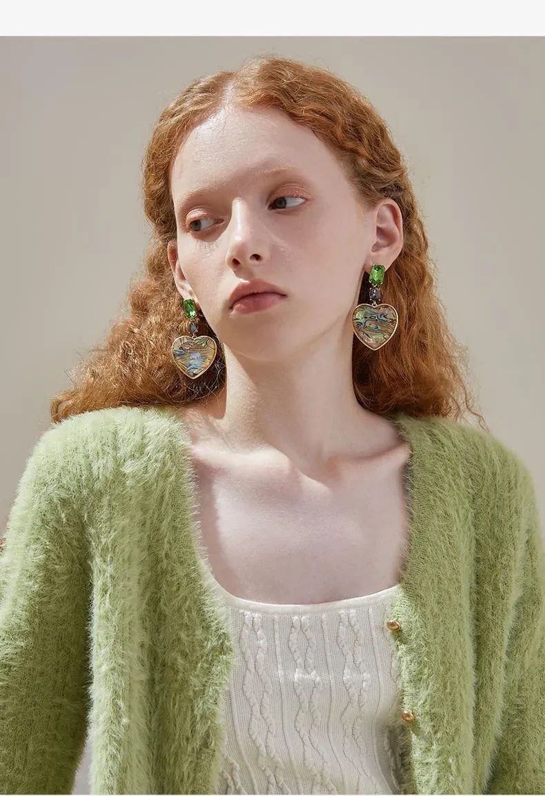 Love Light Luxury Minority Design High-grade Earrings