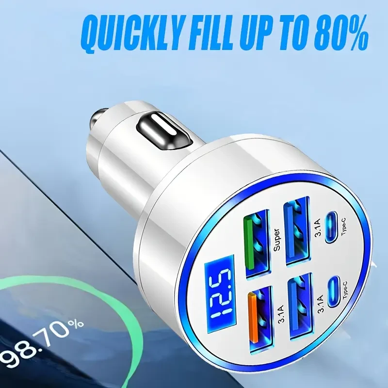 Yixingjia New Model 4USB Car Charger