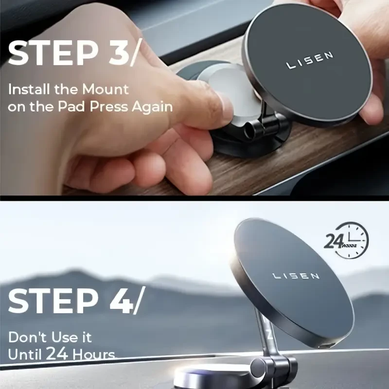 LISEN Magnetic Car Mount Charger