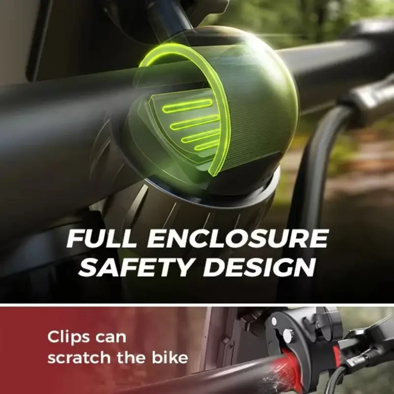 LISEN Bike Phone Mount, Mountain Bike Phone Holder, Scooter/Motorcycle Handlebar Phone Holder, Off-Road Vehicle Accessories, Bicycle Accessories, Men's Gift, Outdoor Sports Cycling