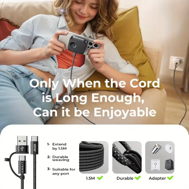 LISEN Third Generation Magnetic Wireless Charger Base, Mini Charging Station, Travel Charging Pad, Portable, Suitable for Multiple Devices, Mobile Phones/ Earphones/ Smart watches, Ffast charging, Long-lasting Life