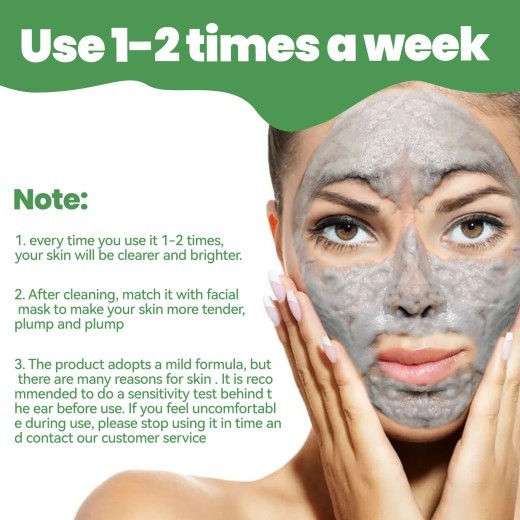 Clean And Apply Bubble Mask To Moisten Mild