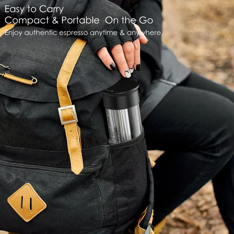 BIOLOMIX Portable Espresso Maker 2-in-1 for Coffee & Tea