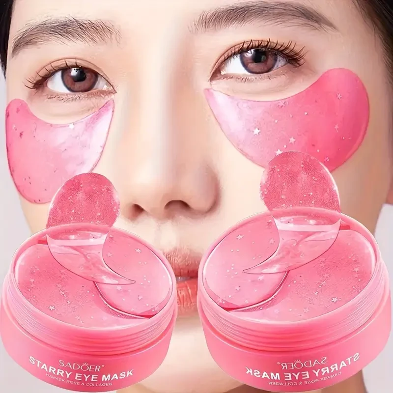Korean Beauty Rose Hydra-Gel Eye Mask Moisturizing And Firming Eye Care Eye Mask