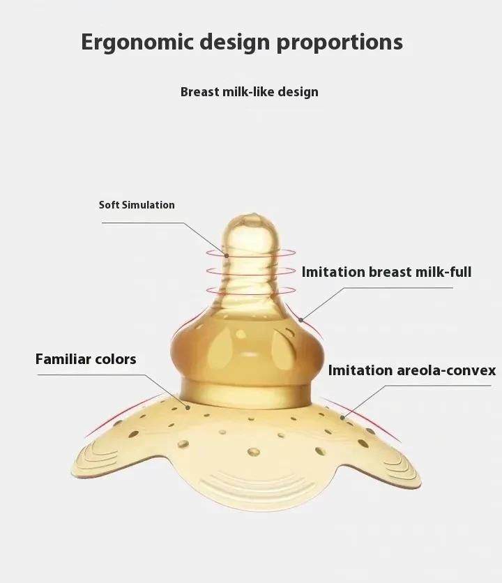 Full Silicone Nursing Breast Pads Pacifier Nipple Protector