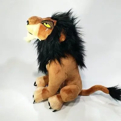 Original Disney The Lion King Scar Soft Stuffed Animal Doll  High-Quality Plush Toy