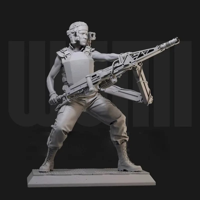 1/24 Scale Resin Figure Assembly Model Kit  Female Special Forces Fantasy Diorama Toy
