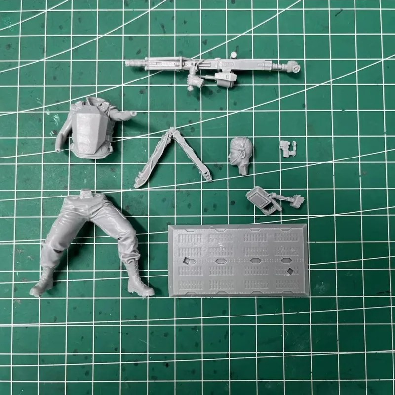 1/24 Scale Resin Figure Assembly Model Kit  Female Special Forces Fantasy Diorama Toy