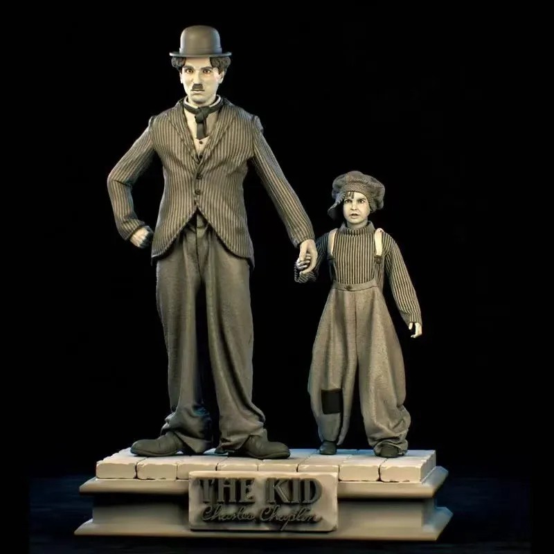 1/24 Scale Charlie Chaplin Movie Artist Resin Figure  Assembled Model Kit