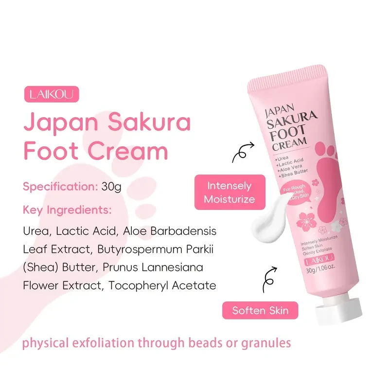 1pc LAIKOU Sakura Foot Cream