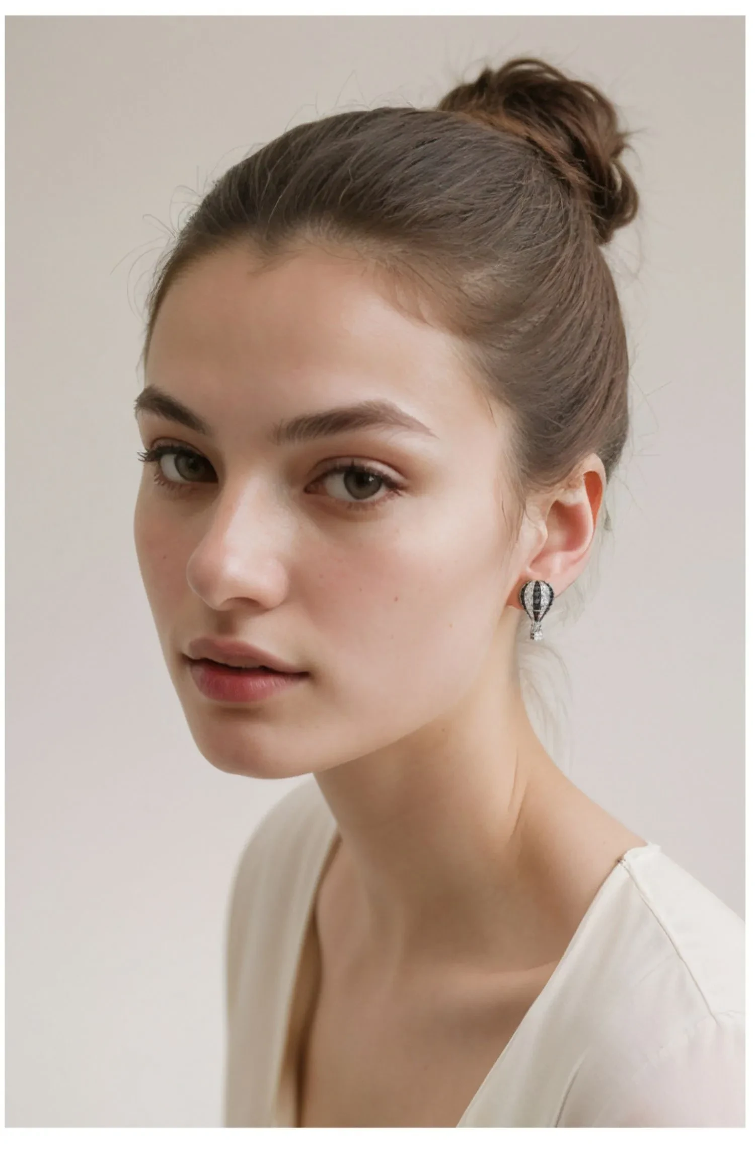 Hot Air Balloon Ear Studs Female Fashion Minority Design Earrings