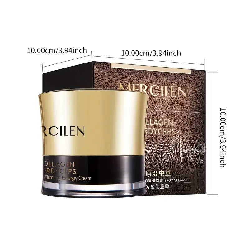 MERCILEN Collagen Hyaluronic Acid Nicotinamide Plant-Based Squalane Moisturizing Gel Cream